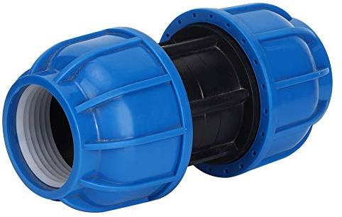 Raccord Droit PE 63mm Manchon de Jonction Polyéthylène pour Eau Potable Irrigation, Résistance Pression 2x Supérieure, Durée de Vie 50 Ans, pour Plombier Professionnel et Réseau Enterré