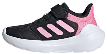 adidas TENSAUR Run 3.0 Shoes Children, Scarpe da Corsa Unisex-Adulto, Core Black/Bliss Pink/Cloud White, 34 EU