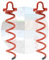 HAFIX Bodenanker Bodenspirale 310x75mm Erdanker Ø9,6mm Zubehör zur Befestigung für Trampolin, Poolabdeckplanen zum Eindrehen. Sturmanker zur Sicherungen von Hunden, Pavillons, Zelte, Schaukel. 4 STK.
