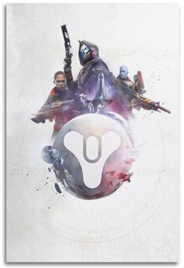 Destiny 2 Spiel-Poster, dekoratives Gemälde, Leinwand-Wandposter und Kunstdruck, modernes Familienschlafzimmer-Dekor-Poster, 30 x 45 cm