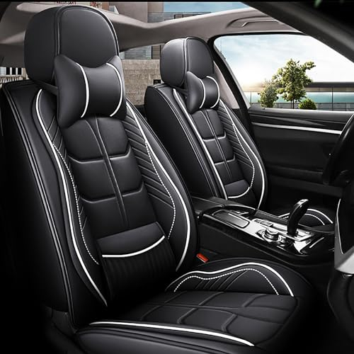MCHDMI Sitzauflage Auto Für VW Scirocco/Touareg/Touran/Transporter/UP, Schonbezüge für die Vordersitze & Rückbank, Auto-Zubehör Innenraum,E