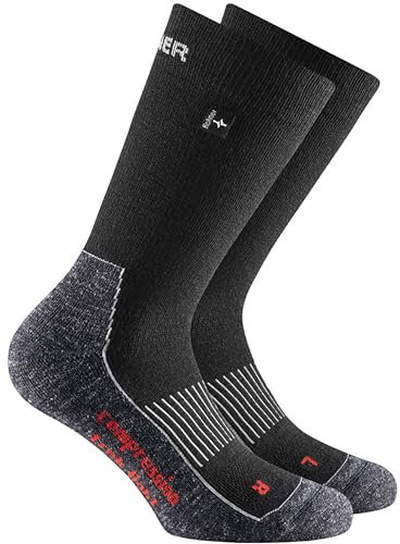 Rohner Unisex Compression Trek Light Socken, schwarz, 39|40|41