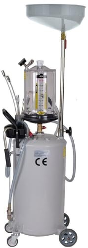 simimasen 75L Altölsammler Ölauffangwagen - Recipiente para recoger aceite usado, aspirador de aceite, presión de aire de 8 – 10 kg/cm, recogedor de aceite usado para cambio de aceite y extracción de