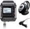 Zoom F1-LP - Grabador de campo con micrófono de lavalier y auriculares keepdrum