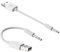 Generico CAVO USB MASCHIO JACK 3,5 MM CAVETTO PC COMPATIBILE CON IPOD SHUFFLE 15 CM DATI MUSICA