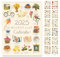 2025 Bucket List Kalender 22,9 x 30,5 cm, 12 Monate, großer Doppelspirale, Drahtbindung, Wandkalender, Familien-Monatsplaner 2025, Planer und Tagesplaner für Schule, Büro, Zuhause, Neujahr und