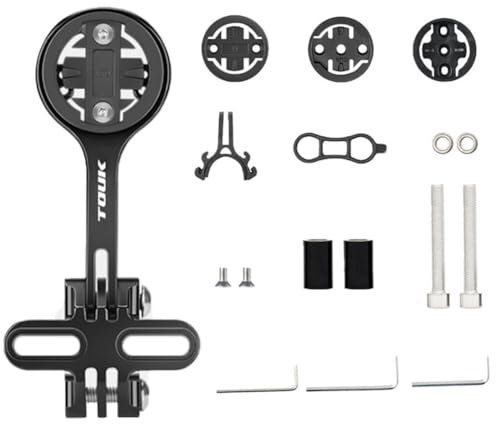 LYEAA Aluminum Alloy Bicycle Computer Mount, Adjustable Handlebar Holder for Speedometer, Bike computer stand