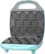 Baker's Friend Waffle Maker, Mini Macchina Piastra Per Waffle Per Bambini e Adulti, Piccola Macchina Per Waffle Belga, 11 x 5.5 cm, Macchina Waffle Piastra Antiaderente, Elettrodomestici Cucina, Aqua