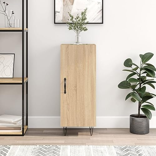 Xichuzi Aparador Madera contrachapada Color Roble Sonoma 34,5x34x90 cm, Aparadores para Salon, Aparador Entrada Recibidor, Aparador Cocina, Vitrinas para Salon, Muebles Auxiliares 828535