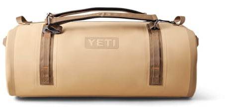YETI Panga Duffel Bag 75 L, Airtight, Waterproof, Submersible, Dry Duffel Bags, Tan