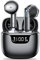 Wireless Earbuds Bluetooth 5.3 Headphones in Ear with 4 ENC Noise Cancelling Mics Ear buds HiFi Stereo Deep Bass Dual LED Display Bluetooth Earphones 42H Playtime Mini Case IP7 Waterproof USB-C Black