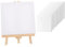 9 Stück Leinwand Klein, Mini Leinwand, Mit Mini Staffelei Set, Hochzeit Dekoration Namensschild Kinder Malen, Zum Zeichnen Tisch Deko Basteln