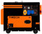 6kVA Diesel Stromerzeuger Generator Stromaggregat Geräuschlos Notstromaggregat Einphasig 230V 6500W 13PS Motor 115V E-Start Notstrom Schwarz Pulverbeschichteter Stahl 20L Kapazität Werkzeug & Trichter