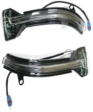 KCRTQNS Seite Spiegel Blinker Auto-Rückspiegel-Anzeige-Signallampe Für B&MW 5er F10 F11 F18 2014 2015 2016 2017