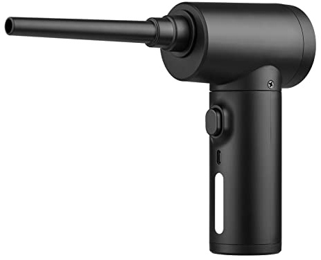 Geevorks Dépoussiéreur et pompe à air électrique sans fil 2 en 1 – Souffleur de poussière rechargeable 50 000 tr/min 100 W compatible avec les ordinateurs et les climatiseurs –