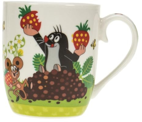 Trötsch Der kleine Maulwurf Kindertasse Erdbeere: Geschenktasse aus Porzellan (Geschirr)