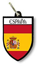 Porte cles clefs cle Drapeau Collection Ville Blason Espagne Espagnol