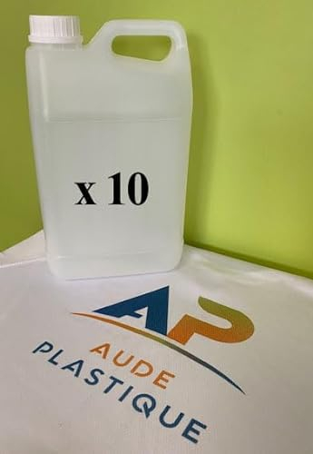 Bidon en Plastique de 3 litres PEHD - idéal pour Tous Les liquides, Eau, Huile, Sauce, réservoir pour climatisation/Camping/Camping-Car (1) (10)