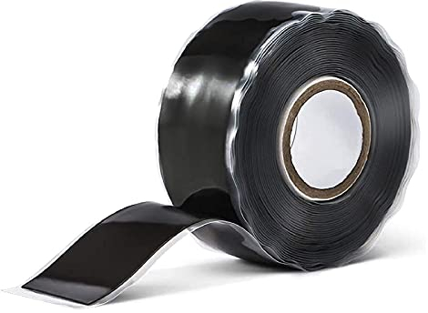 FuninCrea Electrical Tape, 3m*25mm Electrical Insulation Tape Strong Adhesive Electric Tape, Waterproof Insulating Tape Roll for Insulating, Repairing and Protecting Electrical Wires(black)