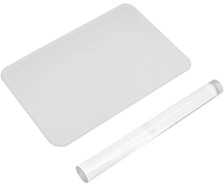 2 Pcs Rouleau Outils de Sculpture en Argile,Outils de Modélisation D'argile Acrylique,Ensemble Rouleau Pour Façonner et Sculpter L'argile Polymère