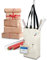 TRIXSTER® Geschenkpapier Organizer in beige mit Türhaken & Karabiner I Platzsparende und sichere Aufbewahrung von Geschenkpapier I Maße 90x25x15cm