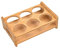 perfk Porte-plateau En Verre à Bois, Présentoir à Boissons, Support de Rangement pour Gobelets, Organisateur de Tasses de Base pour Armoires, Fêtes, 6 trous