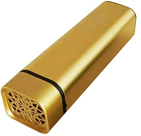 LIPSTICK USB Weihrauch Tragbarer Elektrischer Bakhoor Diffusor Mini Arabischer Weihrauch Halter Muslim Haus Dekoration - Golden