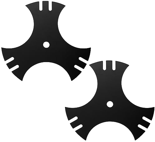Edger Blade 781-0748 781-0748-0637 for Craftsman Troy-Bilt MTD Lawn Edger - 3-Side 9 Tri-Star Trencher Blade for B&S Sears McLane Gas Edger,Replace 40-009 490-105-M017 981-0748- 2 PCS