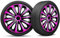 Radkappen 14 Zoll Radzierblenden 4er Set passend für alle Stahlfelgen - Einstellbarer Sicherungsring - Schwarz Rosa Pink