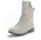 Queentina Damen Stiefeletten warm gefüttert Nieten Boots Biker Stiefel BH201 Beige 37