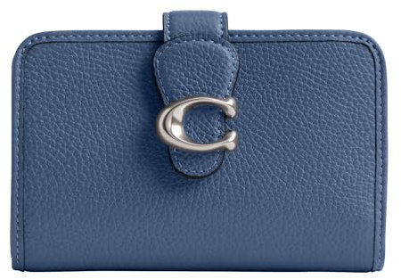 COACH Damen Tabby Medium Wallet Geldbörse, Himmelblau
