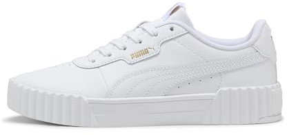 PUMA Women's Carina 3.0 Sneaker, White Gold, 7.5 UK