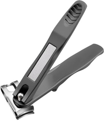 Dinghaole 360° Rotating Nail Clippers for Seniors, Non-Slip, with Nail File, Long Handle Stainless Steel Nail Clippers, Heavy Duty Toenail Finger Clippers for Thick Nails