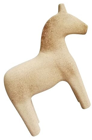 Alipis 1Stk Pferdeschmuck aus Holz Ornament Tischtierfigur Pferde-Skulptur holzpferd Animal Figures holzspielzeug tischdeko Pferdeverzierungen Pferdemodell selber Bauen t aus Holz