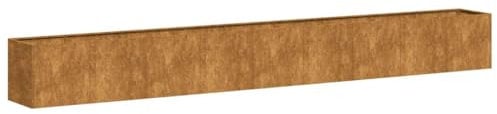 vidaXL Fioriera Arrugginita 360x40x40 cm in Acciaio Corten, Vaso per Piante, Supporto per Piante, Letto rialzato, Supporto per fioriera