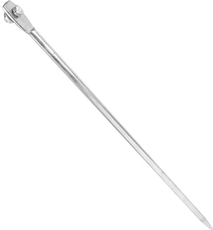 Varilla de tierra, varilla de tierra, de acero galvanizado portátil de 20 pulgadas para una conexión a eléctrica segura, para aplicaciones de sitios de hogar y construcción