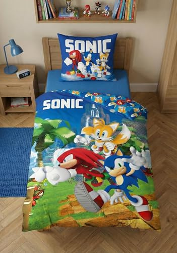 Sonic Bettwäsche 135x200+80x80 – 100% Baumwolle – Öko-Tex