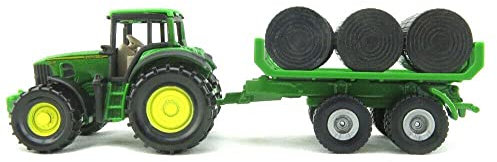 SIKU John Deere With Bail Trailer