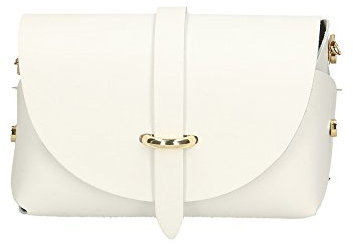 Chicca Borse Borsetta a Tracolla Donna in Pelle Made in italy 18x11x9 Cm