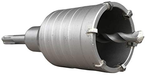 ALLEGRA Dosenbohrer Bohrkrone Kernbohrer 50mm Dosensenker Kronenbohrer Bohrer Hohlwanddosen Set für Mauerwerk Beton Steckdose Schalterdosen Unterputz Lochbohrer mit SDS Plus Adapter 40 50 68 82 100 mm