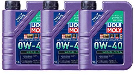 ILODA 3X Original Liqui Moly 1L Synthoil Energy 0W-40 Motoröl Motorenöl Motoroil 1360