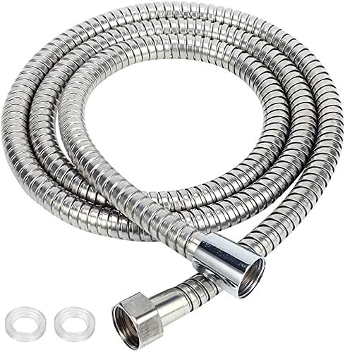 BRIMIX MANGUERA DE DUCHA 1.5 1.8 2.0 M. Cable flexo de ducha de acero inoxidable para ducha, tubo universal (1.8 M)