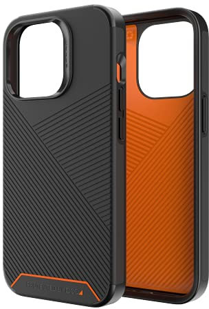 ZAGG Gear4 Denali Snap D30 Protective Case for iPhone 13 Pro, Hard Case, Shockproof, Wireless Charging, MagSafe, (Black)