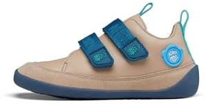 Affenzahn Barfußschuh Leder Buddy mit Klettverschluss, weich, rutschfest, für Jungen und Mädchen in Größe 21-32