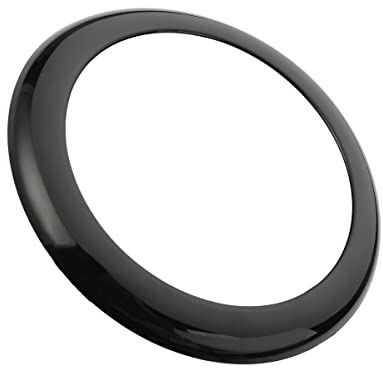 CTDOESO Abdeckung Emblem für den hinteren Abzeichenring Logo Dekorationsabdeckung mit Klebeband für B-M-W 1er F20 F21 M140i M135i 118i 2011-2019 (helles Schwarz)