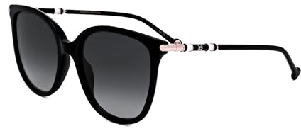Carolina Herrera Her Ch 0023/s 807/9O BLACK Sunglasses Unisex Acetate, Standard, 20