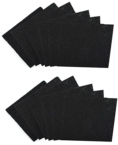 Filtro a Carbone Attivo per Lettiera Gatti, Deodorante,per Cucina e Servizi Igienici 12 Pezzi Tokaneit