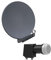 Gibertini OP 85 SE - Alu-Antenne - anthrazit - 2 Teilnehmer