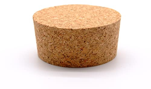 Bouchons en liège 60/55 mm – H: 27mm | Couvercle en Liège | Bouchon pour Bouteilles | Liège pour Bonbonnes