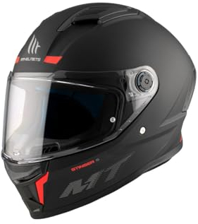 MT Helmets MT Helm Stinger Solid Matt schwarz Größe L | | Helmen | Quick Release ratelsluiting | Kunststoff | geeignet für Mofa, Moped, Motorrad, Roller